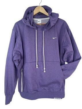 Nike DriFit Standard Issue Basketball Hoodie Mens Large Canyon Purple Activewear